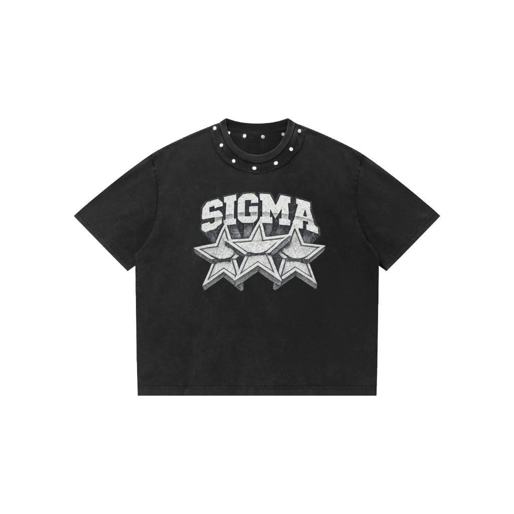 ΦΒΣ Studded Boxy Tee