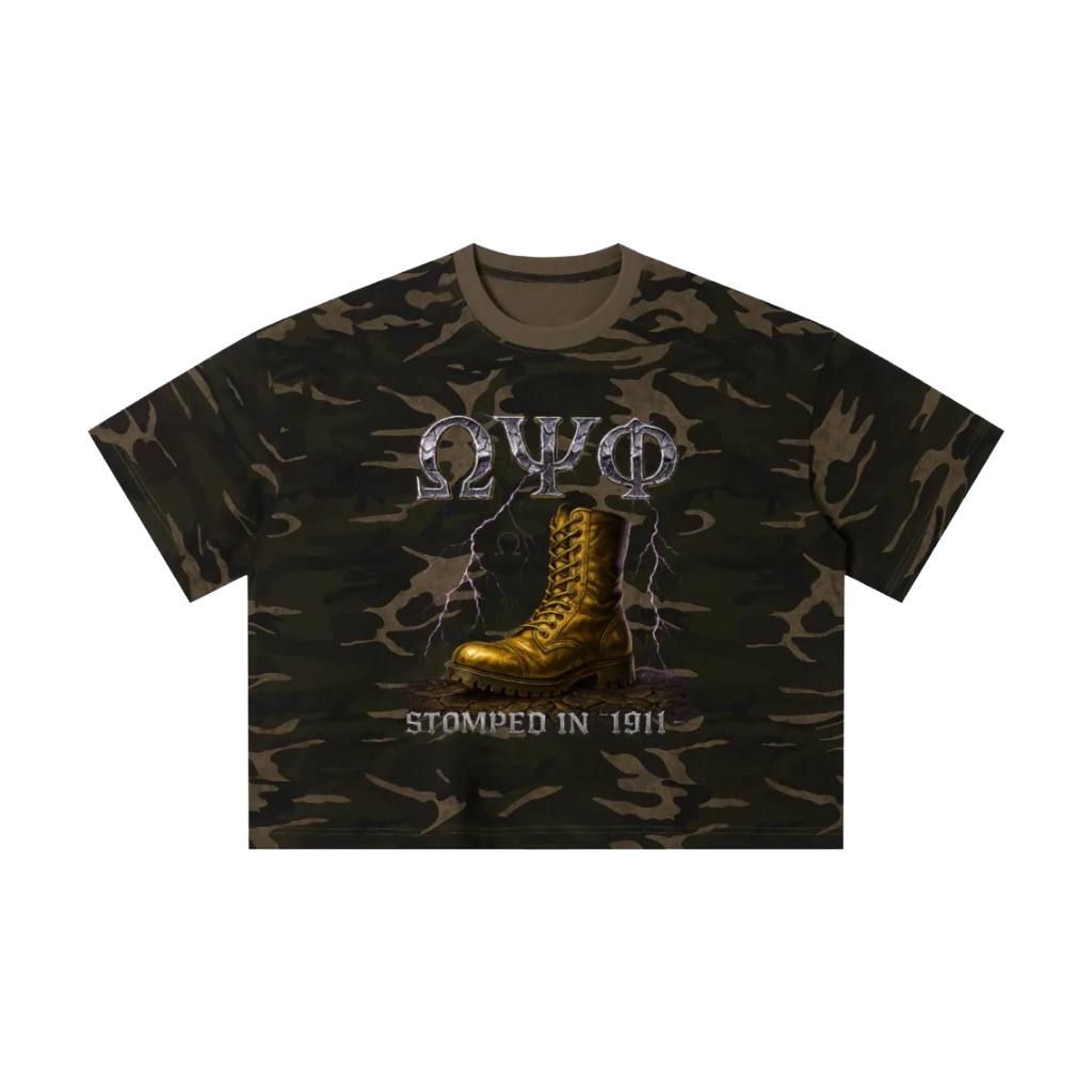 ΩΨΦ Camo Golden Boot Tee