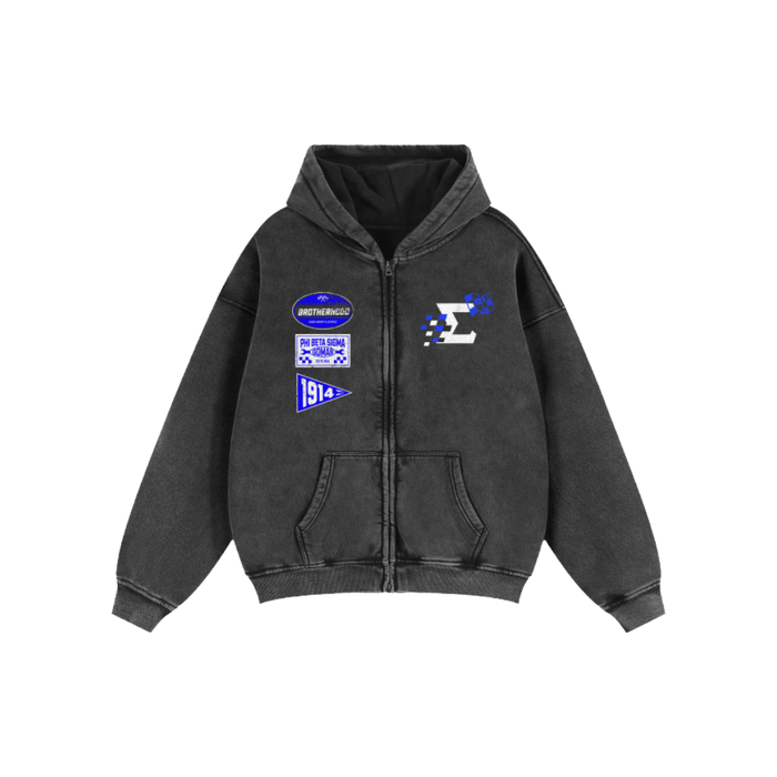 ΦΒΣ Mechanic Zip-Up Hoodie