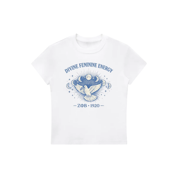 ΖΦΒ Divine Energy Bodycon Tee