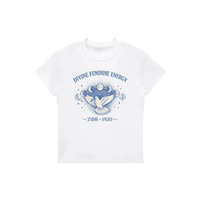 ΖΦΒ Divine Energy Bodycon Tee