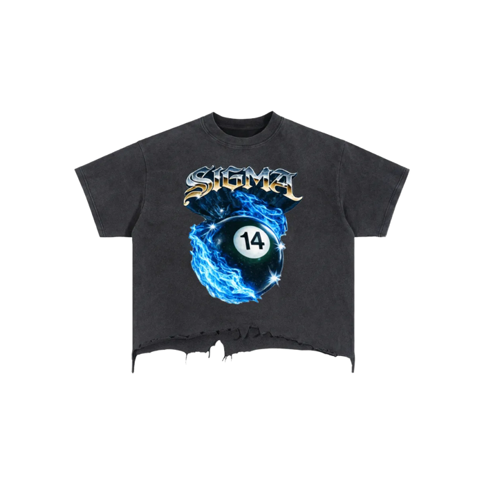 ΦΒΣ Space Ball Distressed Hem Tee