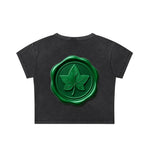 AKA Wax Emblem Crop Tee