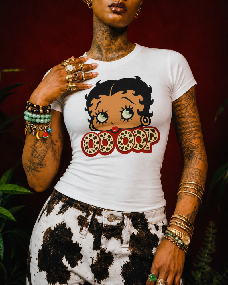 ΔΣΘ Betty OOP Bodycon Tee