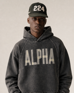 ΑΦΑ Frayed Hem Hoodie
