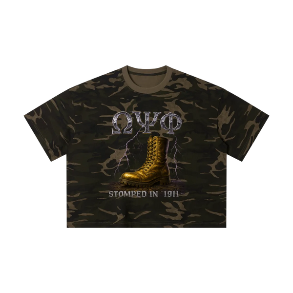 ΩΨΦ Camo Golden Boot Tee