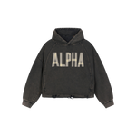 ΑΦΑ Frayed Hem Hoodie