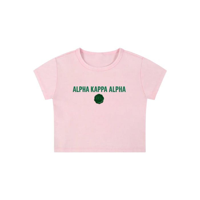 AKA Wax Emblem Crop Tee