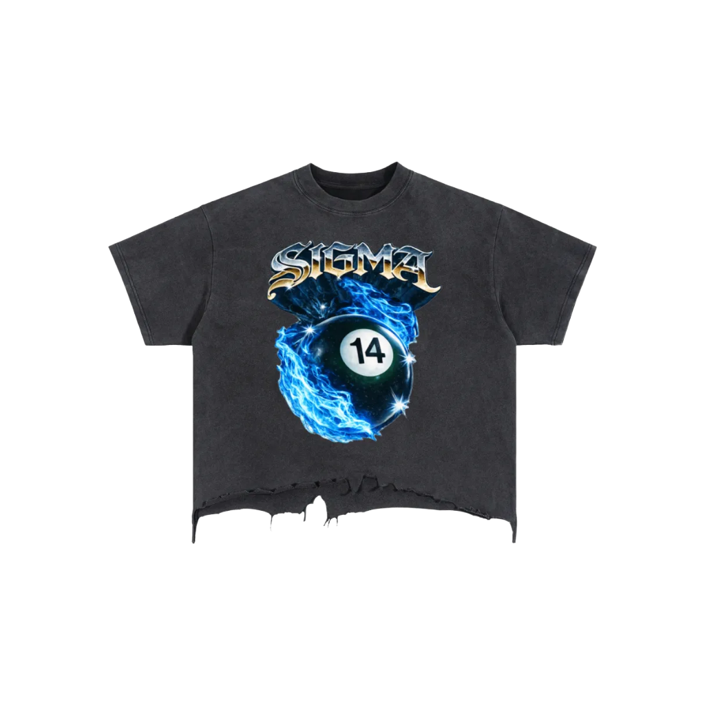 ΦΒΣ Space Ball Distressed Hem Tee