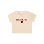 ΔΣΘ Wax Emblem Crop Tee